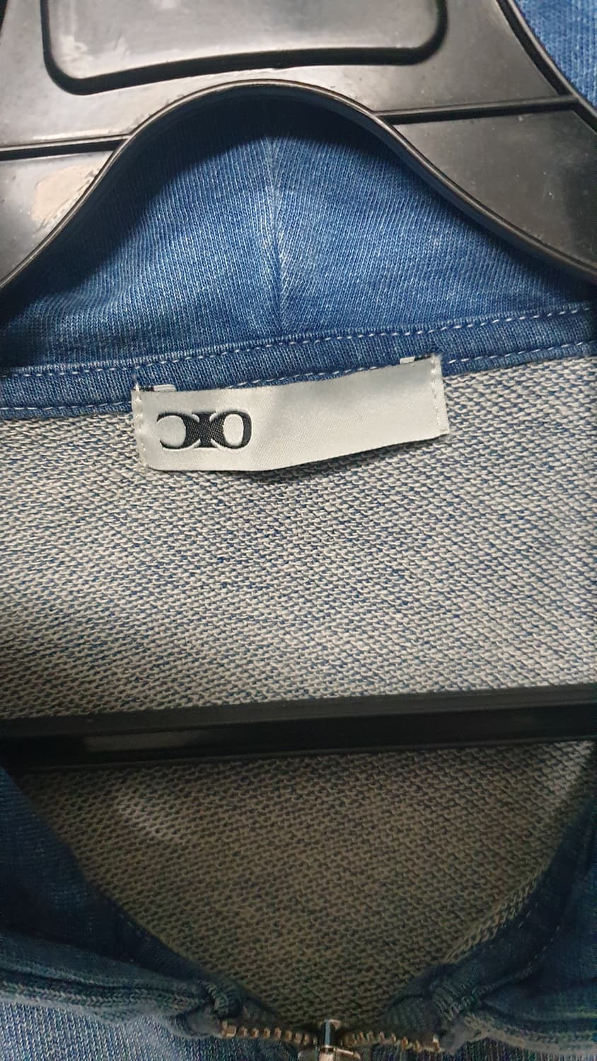 오아이오아이 데님 스웻후드집업 XL 상품이미지4