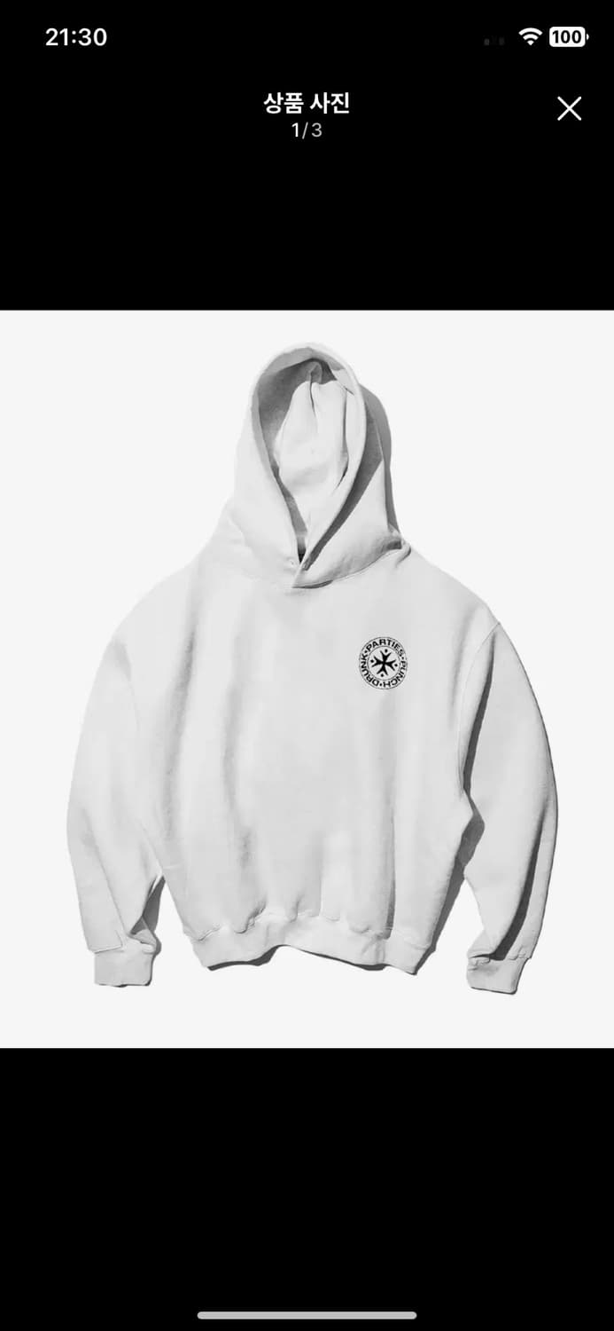 펀치드렁크파티즈 후드티 0사이즈 상품이미지1