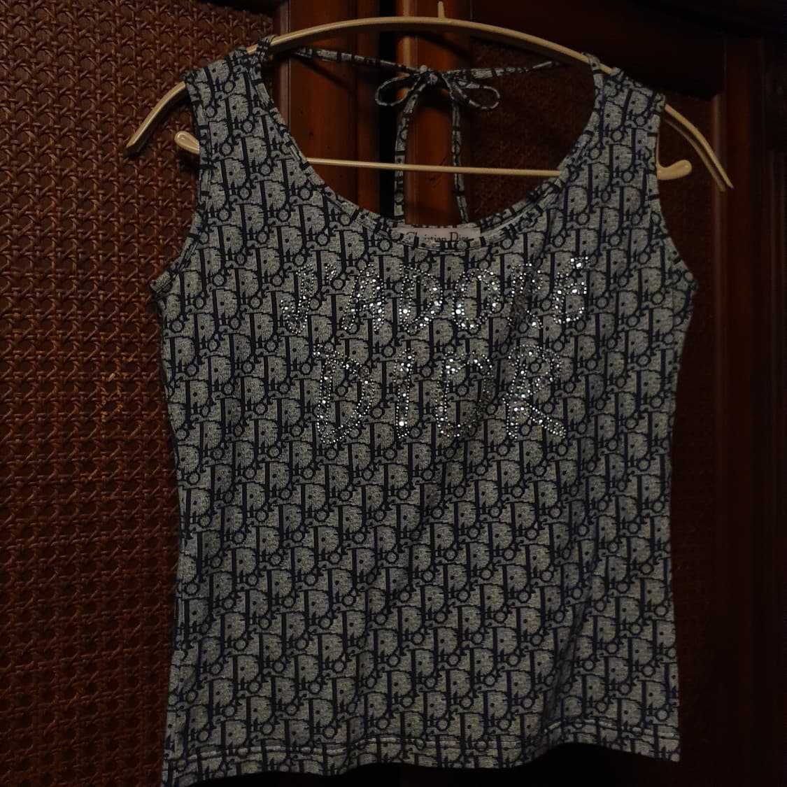 레어❤️ Y2K 디올 오블리크 쟈도르 큐빅 슬리브리스 상품이미지2