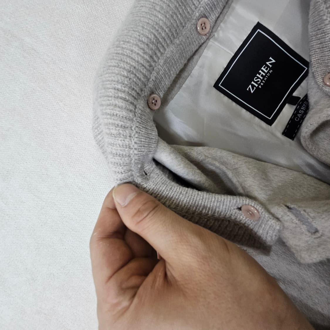 95 지센 여성 울 캐시미어 하프코트 0311Y 상품이미지6