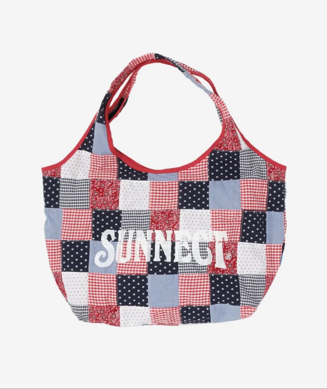 Sunnect 써넥트 가방 Madras Shopper Bag - Red 상품이미지1