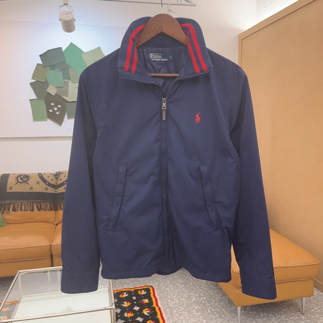 폴로 랄프로렌 자수로고 블루종 페리자켓 S C06965 상품이미지3