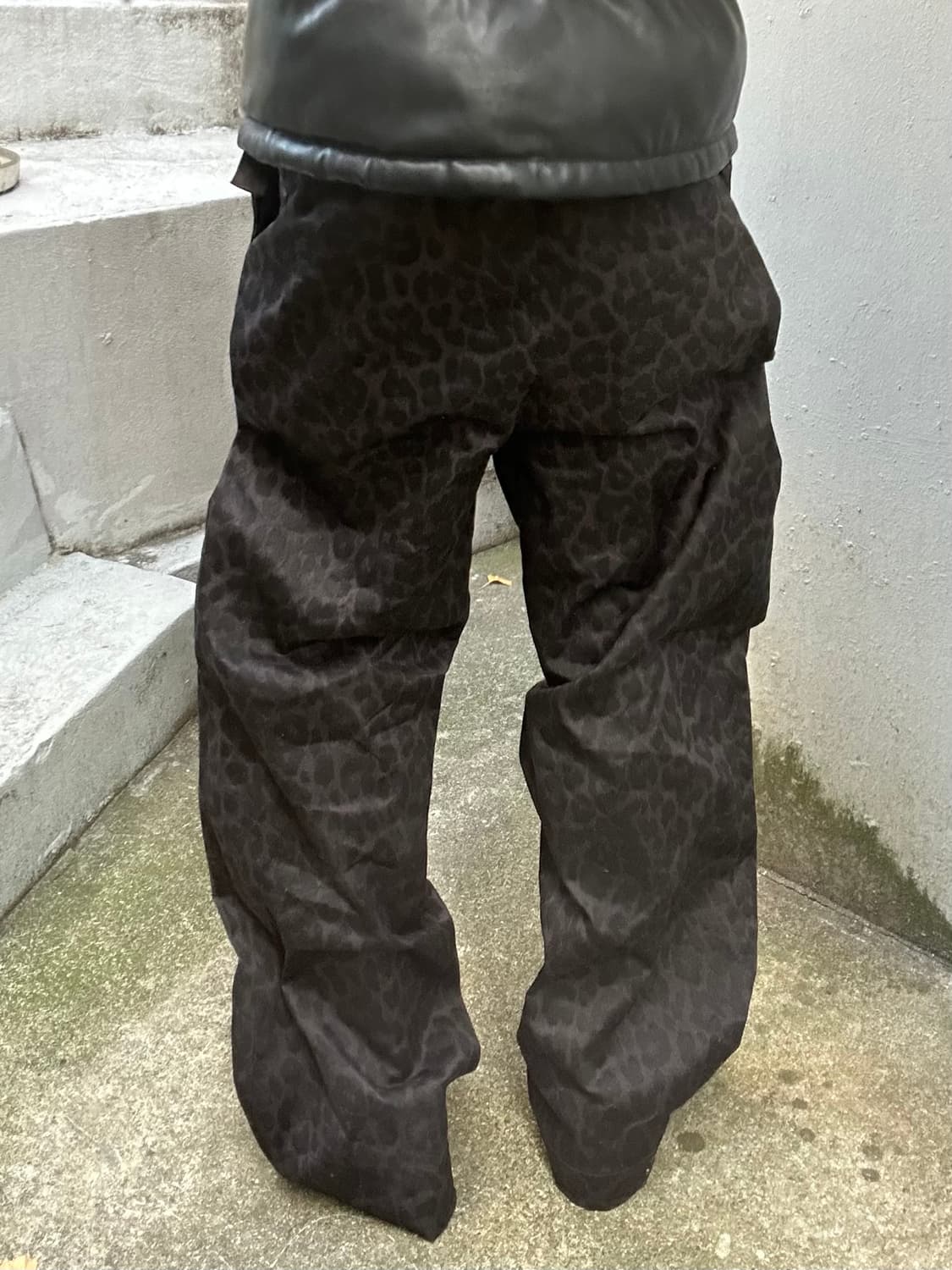 *새상품* YUNSE 레오파드 호피 와이드 팬츠 상품이미지3