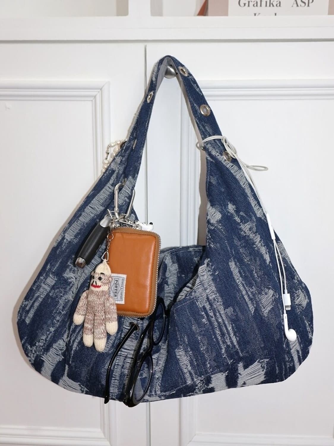 [DEPC/택0] Eyelet denim bag 상품이미지2