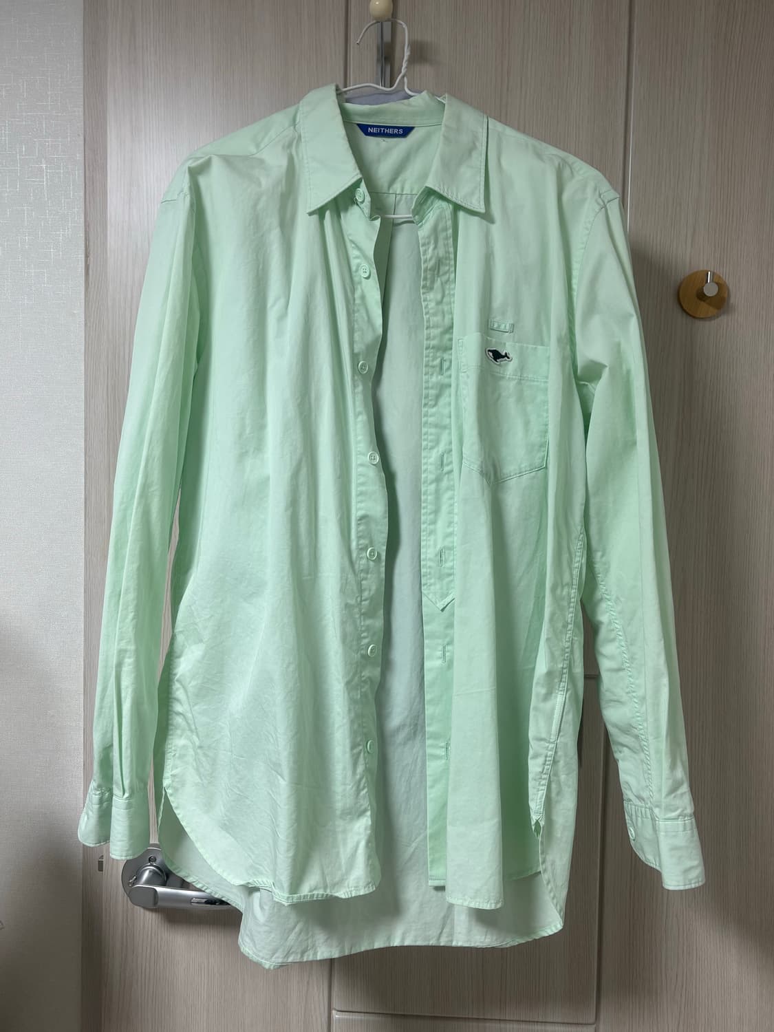 네이더스 컴포트 셔츠 민트 (사이즈3) 상품이미지3
