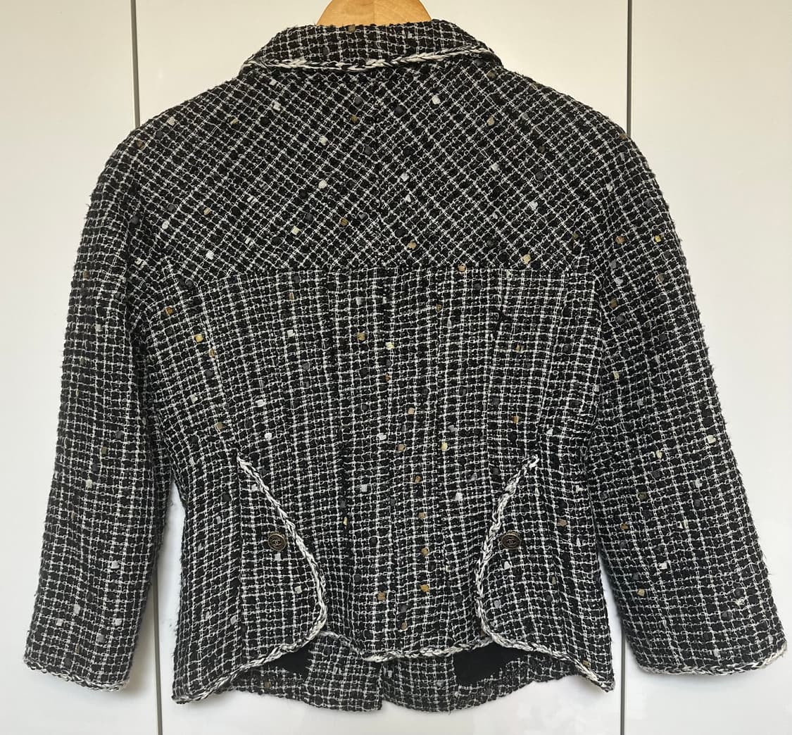 샤넬 트위드 블랙 자켓 정품 상품이미지6
