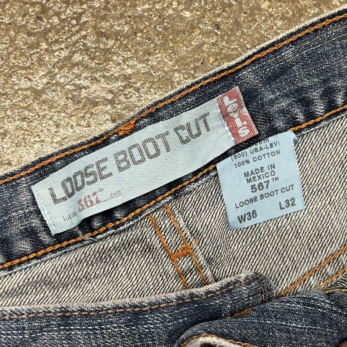 00s 리바이스567 루즈 부츠컷 (37“) 상품이미지6