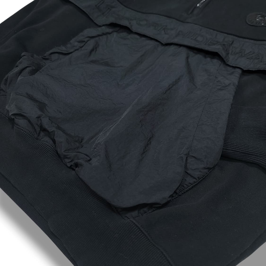 [M] 라이프워크 블랙 우븐패치 반집업 기모 후드 아노락 상품이미지6