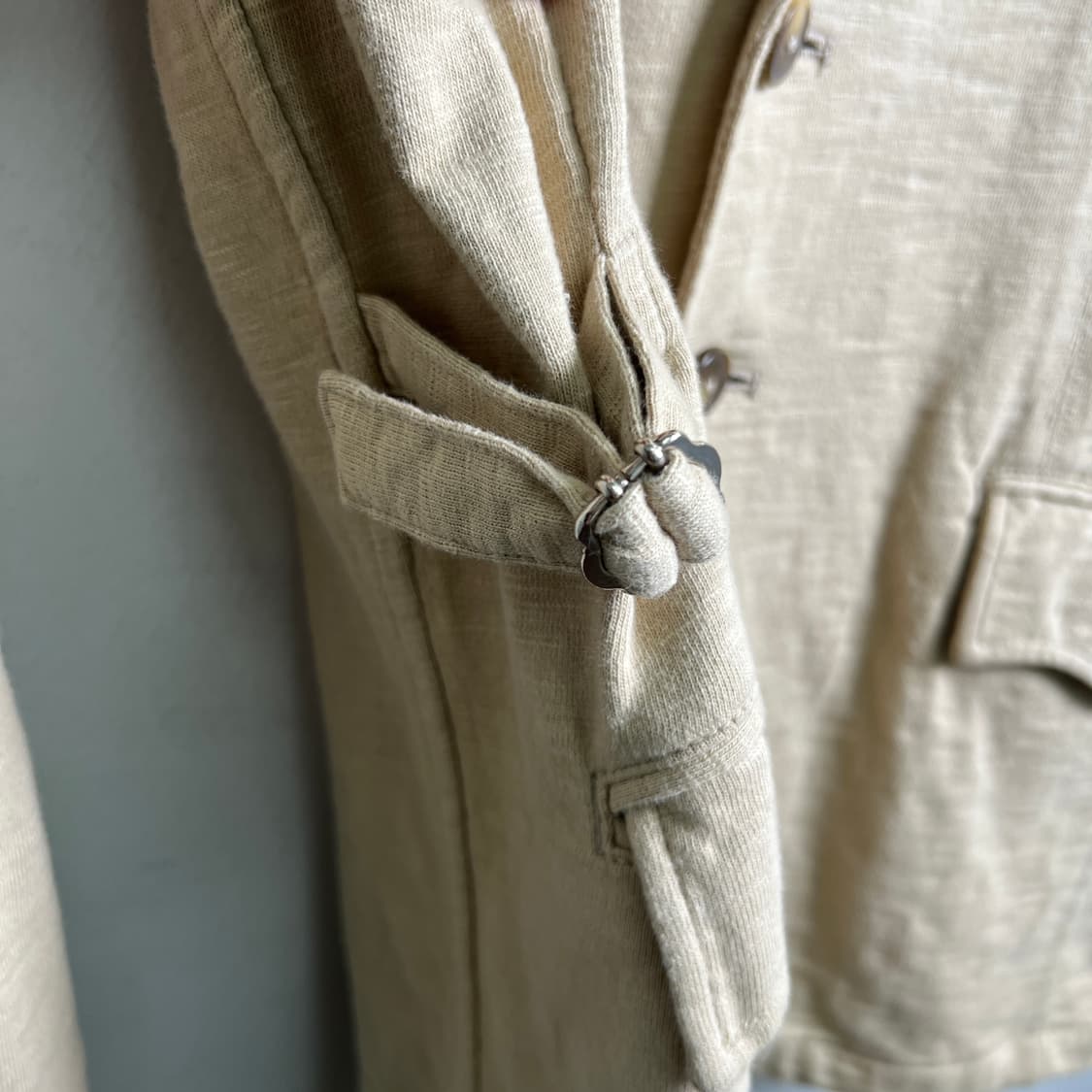야마모토 칸사이 SISSY 린넨 혼방 스탠드카라 자켓 M 상품이미지8