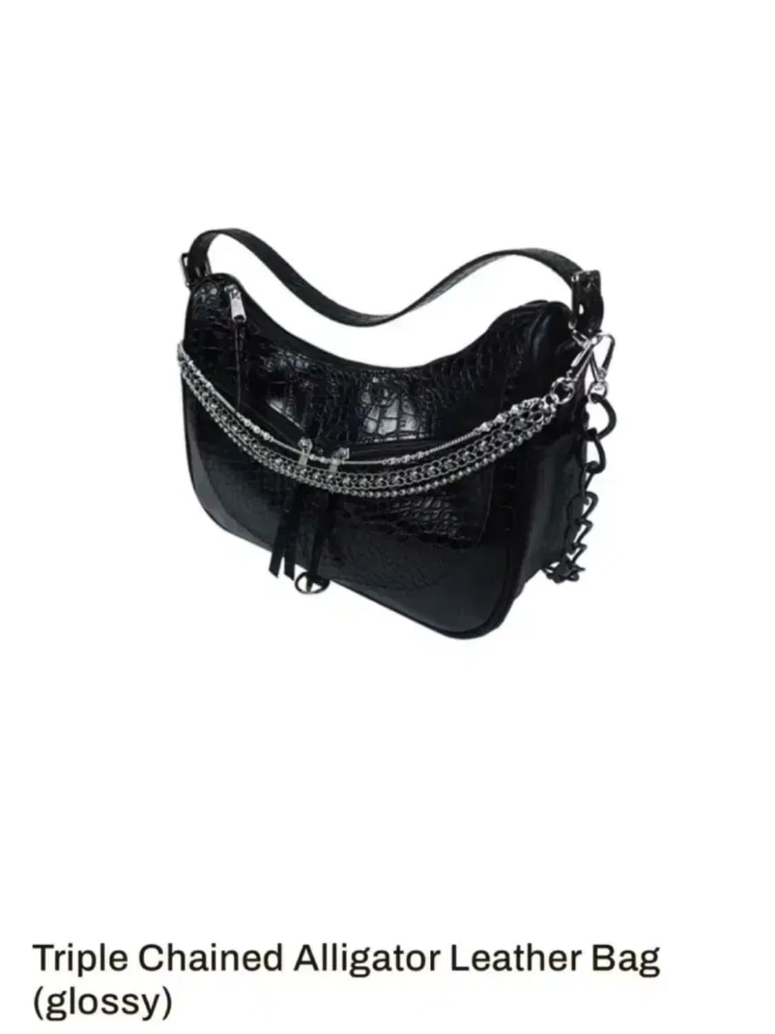 이우가마카라스 트리플 체인 숄더백 상품이미지1