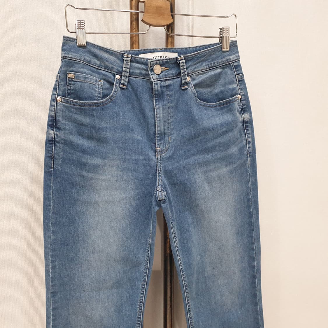 게스 남성 M톤 스트레이트 데님 청바지 28 상품이미지2