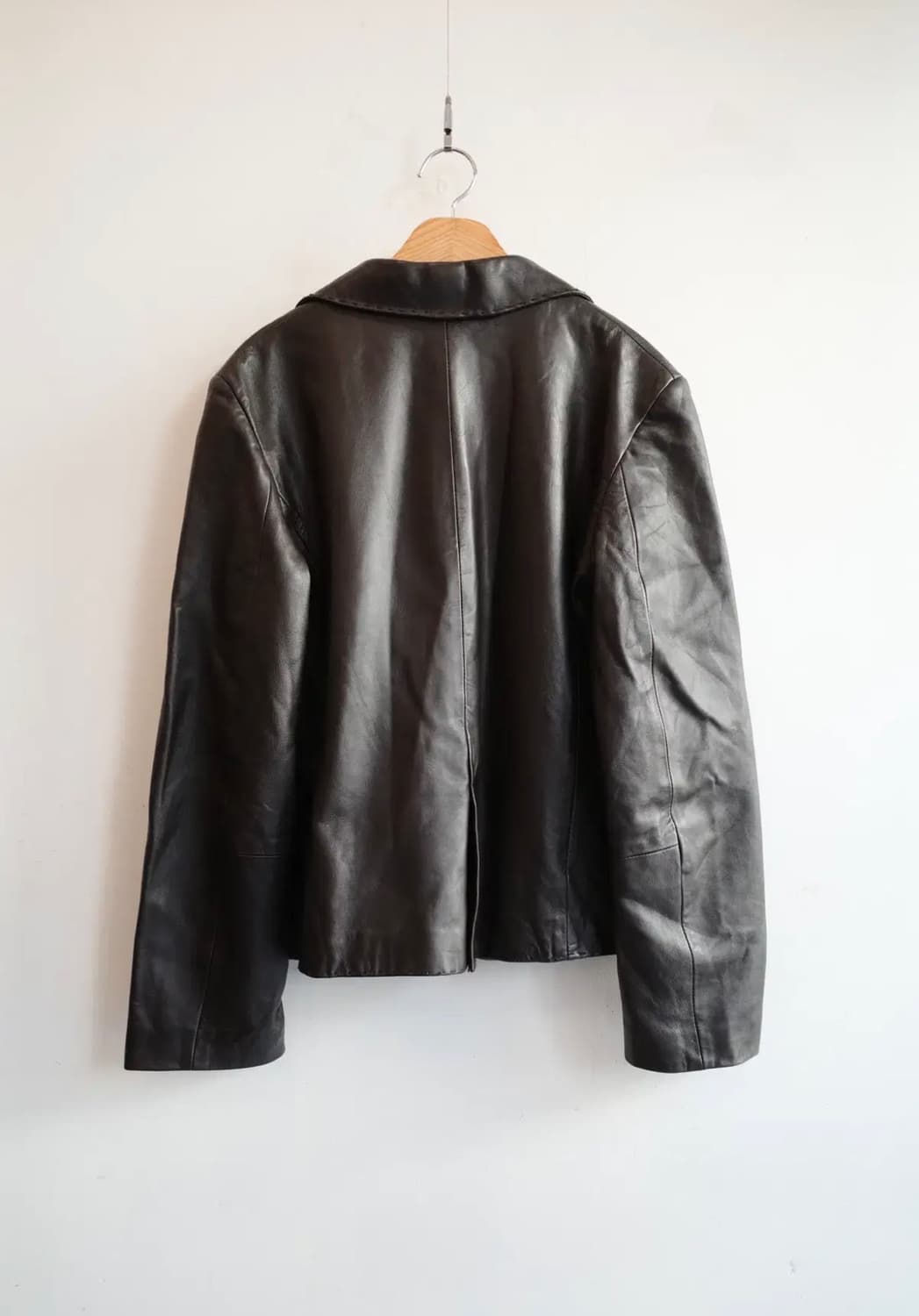 Conbipel 여성 블랙 가죽 자켓 상품이미지8