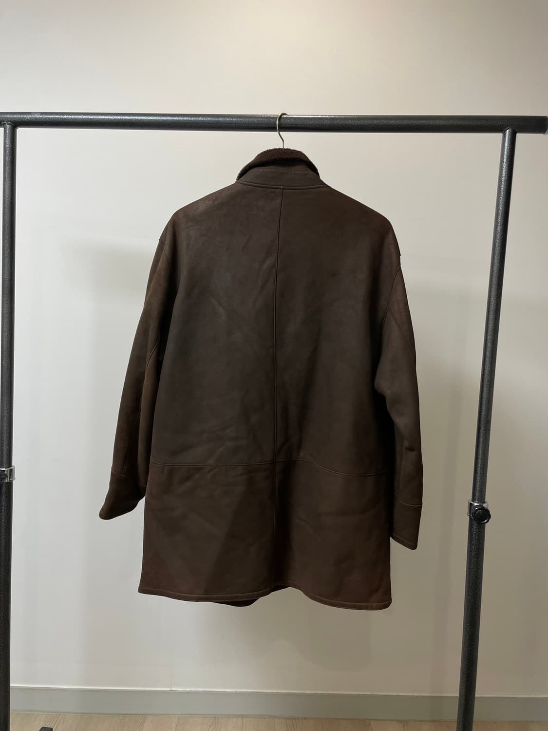 (100) 입생로랑 램스킨 시어링 싱글 무스탕 자켓 상품이미지4