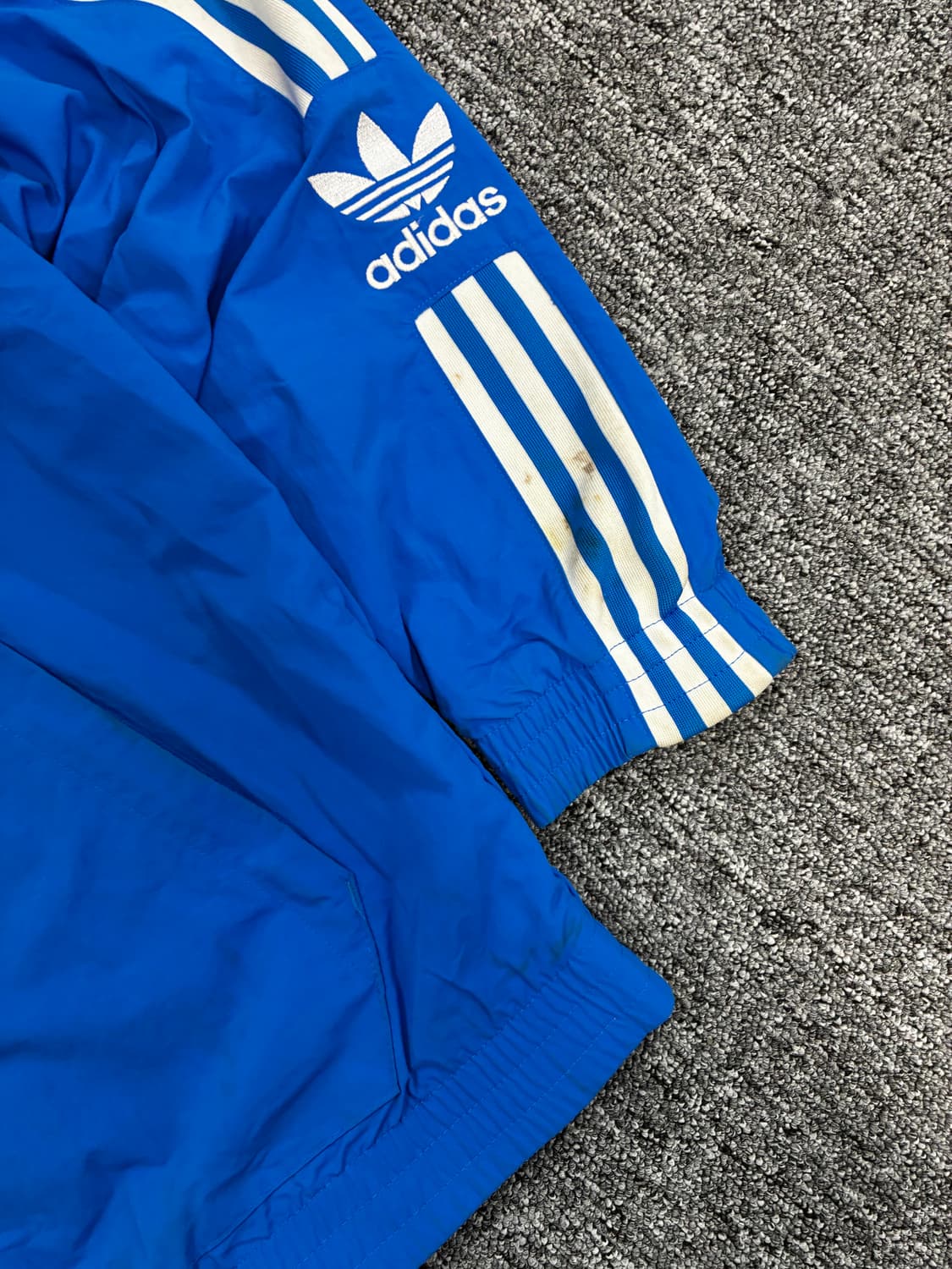 아디다스 블루 락업 트랙탑 바람막이 L 상품이미지10