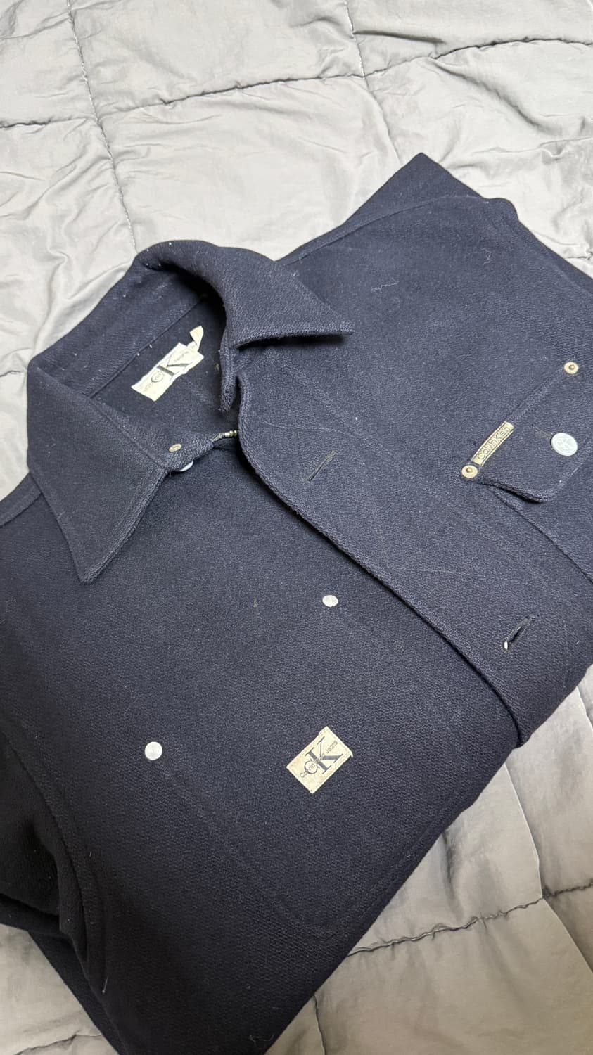 Calvin Klein 캘빈 클라인 울 블렌디드 퍼티크 상품이미지4