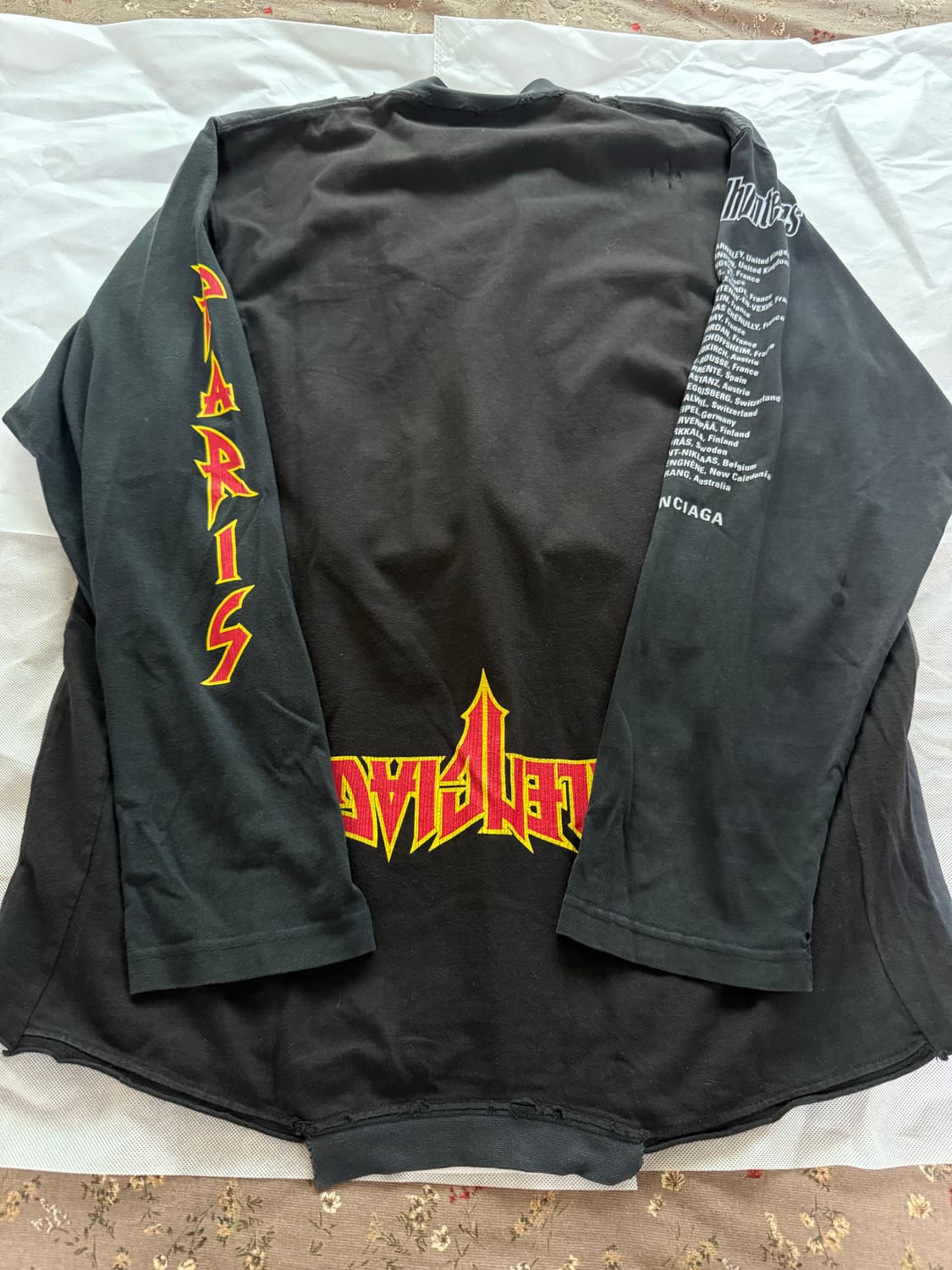 [2] 발렌시아가 스피드헌터 업사이드다운 롱슬리브 상품이미지4