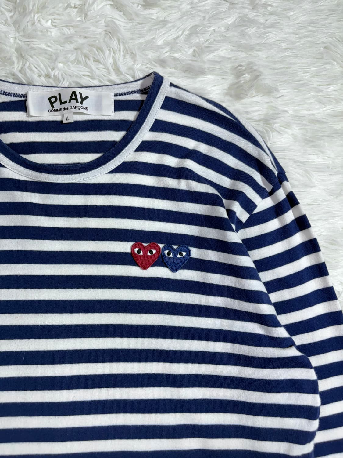 꼼데가르송 더블하트 슬리브  상품이미지5