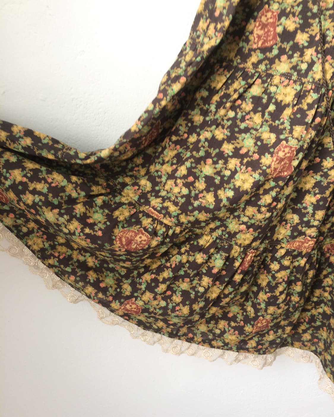 Flower pattern long skirt 상품이미지4
