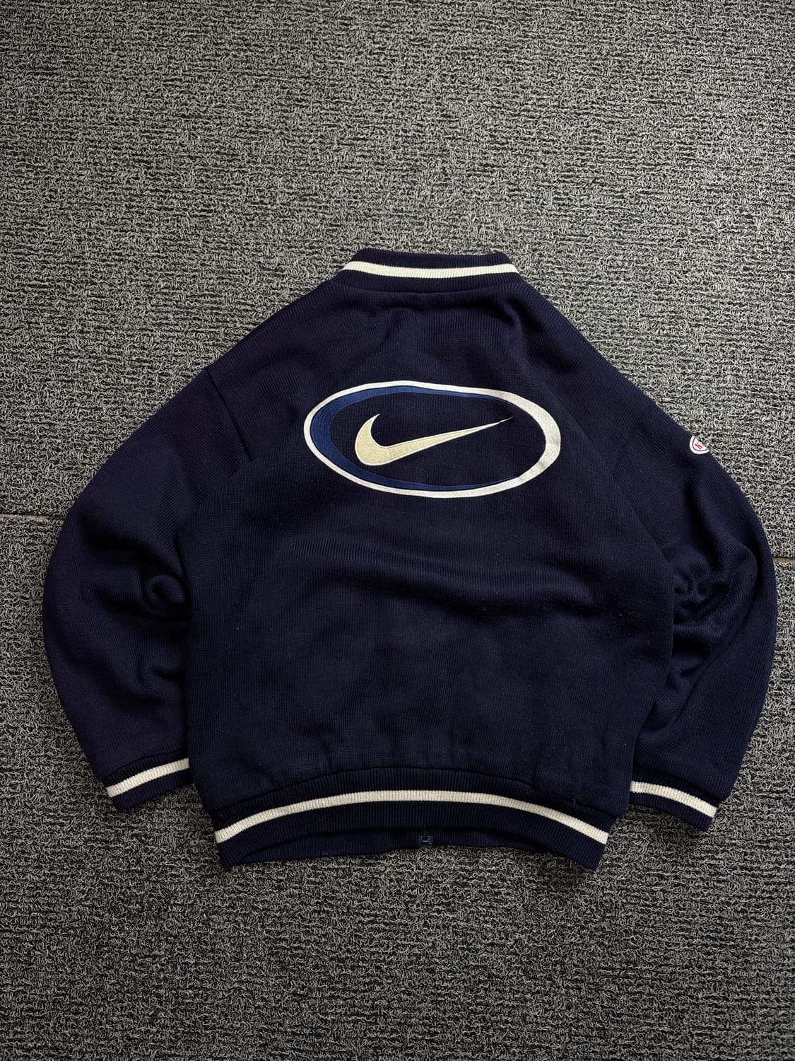 90s 나이키 빅로고 올드스쿨 바시티 자켓 1864 상품이미지5