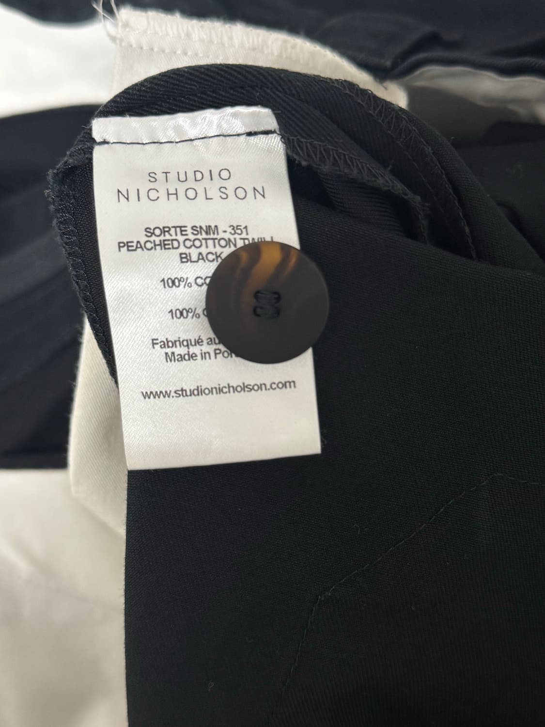 스튜디오니콜슨 소르테(sorte)팬츠 S 상품이미지4