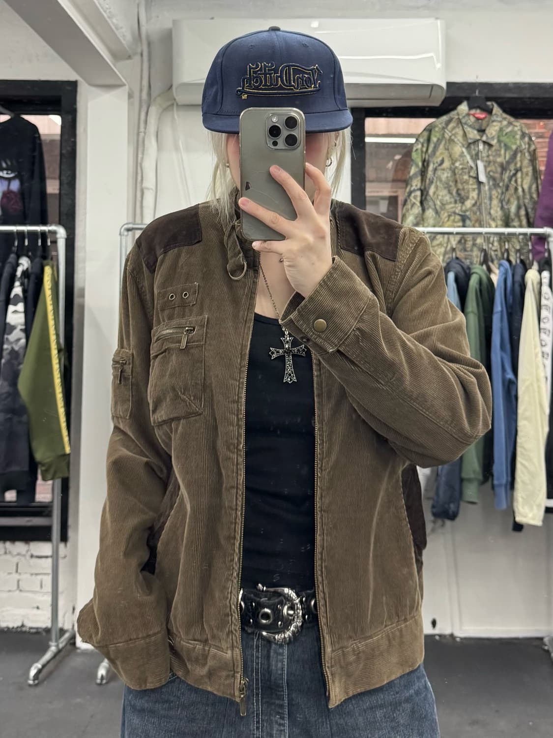 VTG 코듀로이 넥버클 자켓 상품이미지2