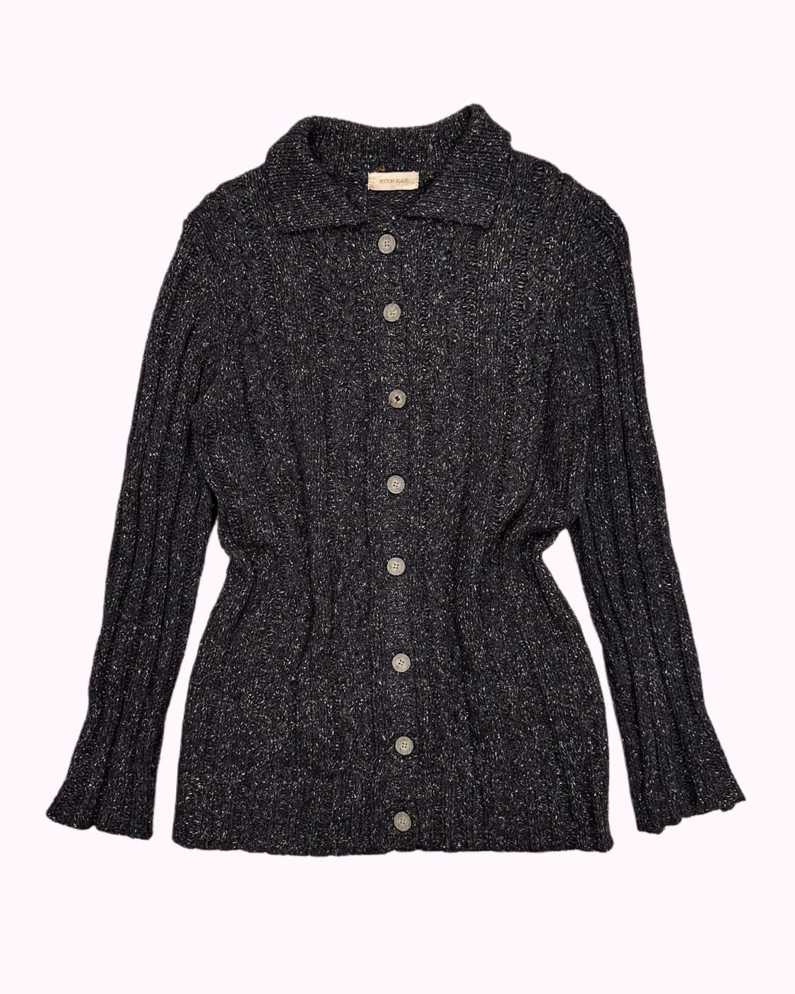 charcoal nap knit cardigan 상품이미지1