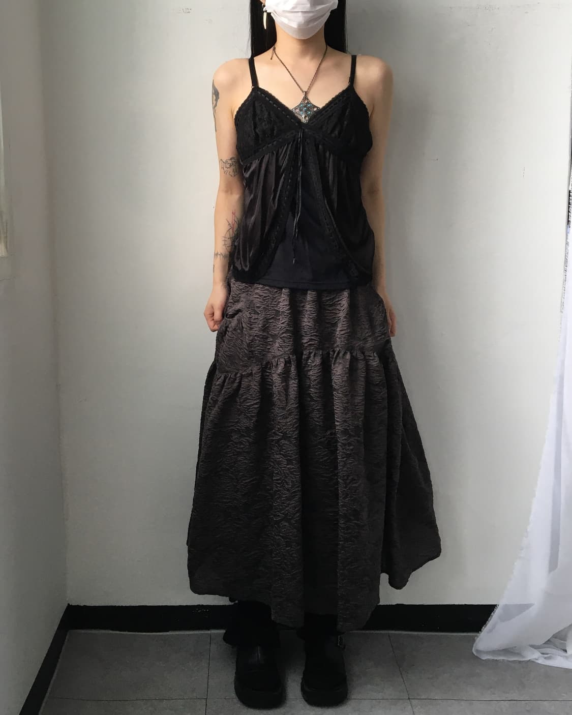 Lace point sleeveless 상품이미지5