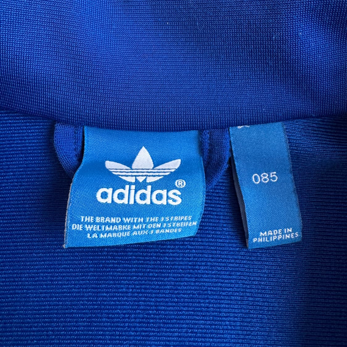 아디다스 빅로고 파이어버드 트랙탑 져지 블루 핑크 상품이미지5