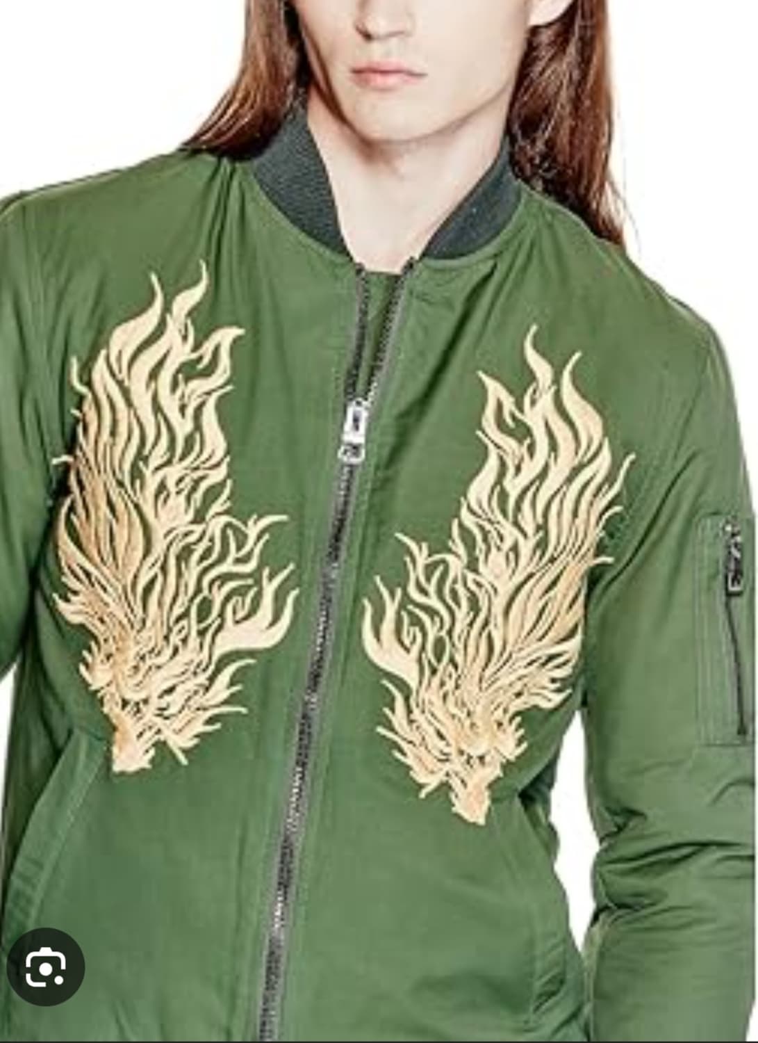 Guess 남성 자수 MA-1 항공점퍼 L 상품이미지10