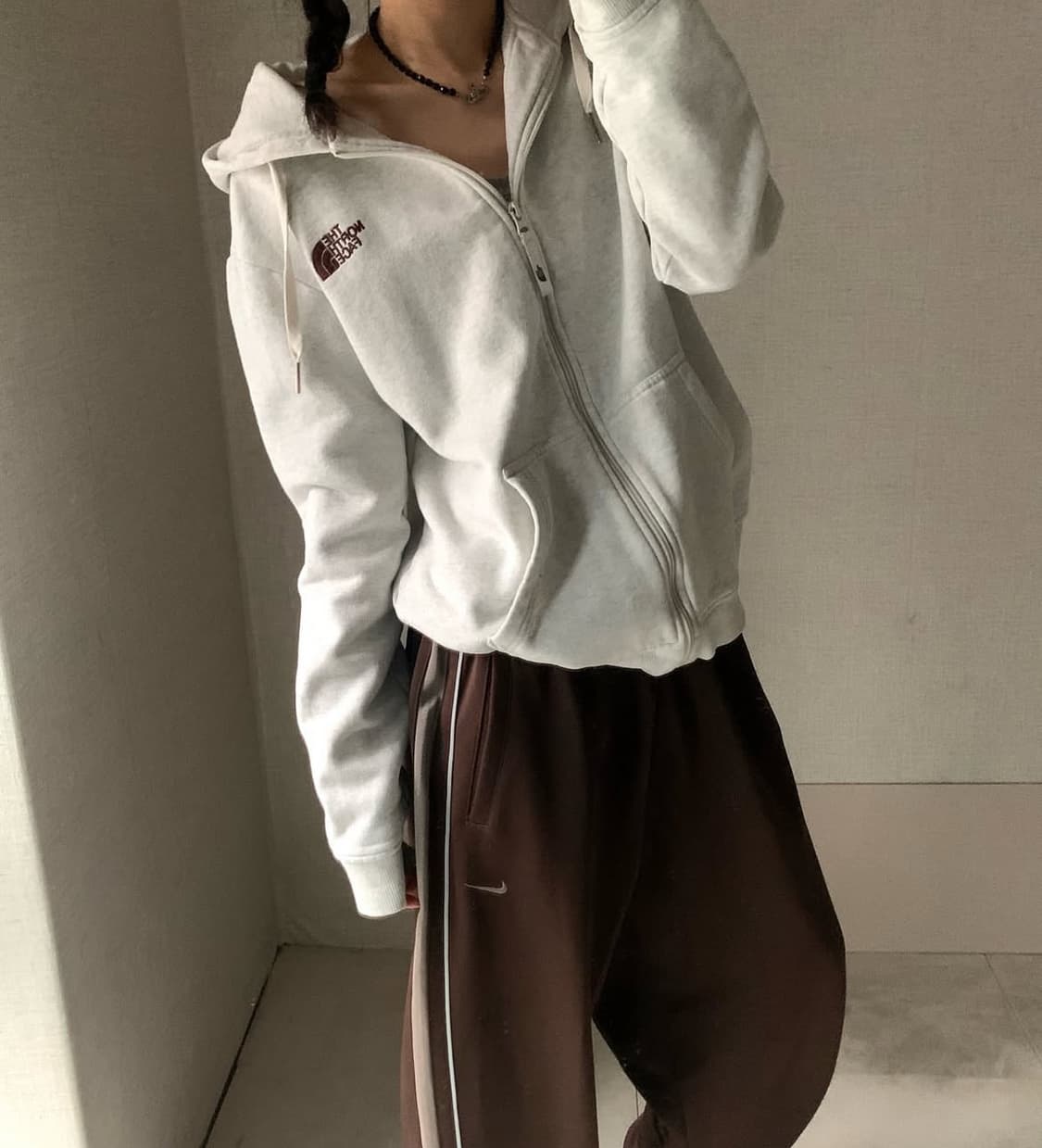 나이키 브라운 츄리닝 팬츠 상품이미지2