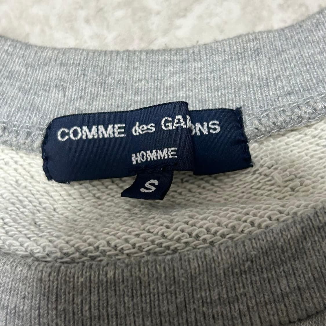 07AW 꼼데가르송 옴므 엘보 패치 스웻셔츠 상품이미지3