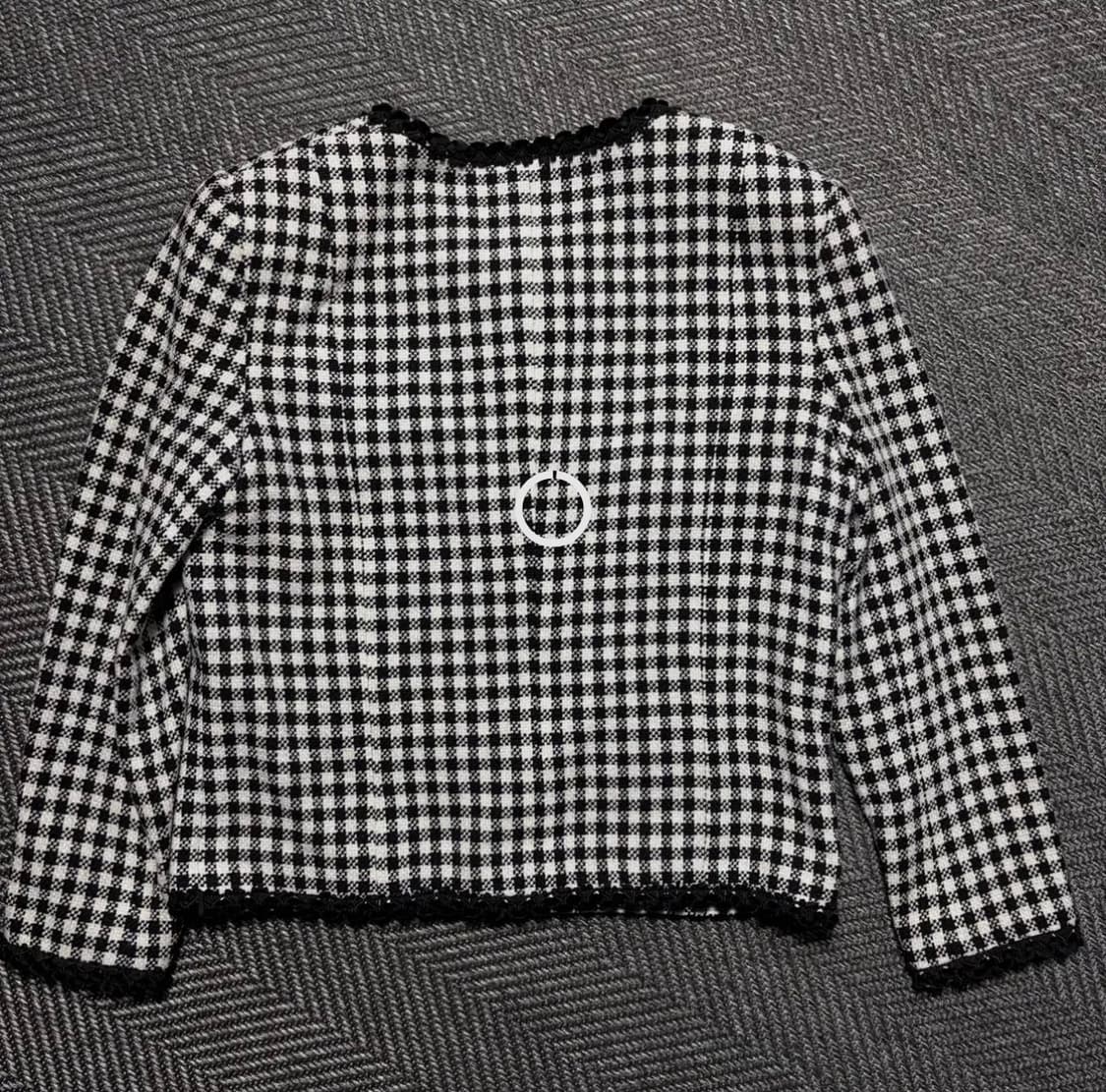 JPN 벨르쥬르네스 깅엄 체크 트위드 자켓(Free) 상품이미지2