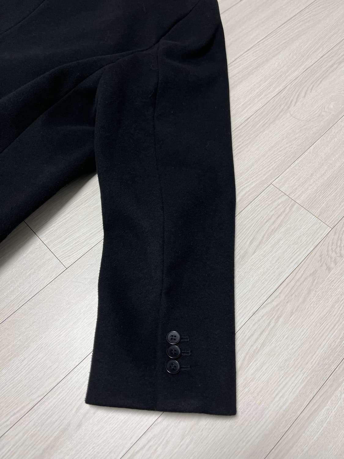 유니클로c 롱코트 블랙 상품이미지8