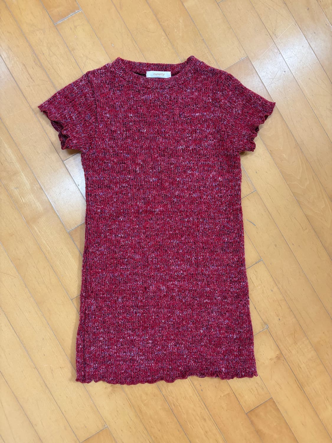 큐리티 볼레로 원피스 set (red) 상품이미지3