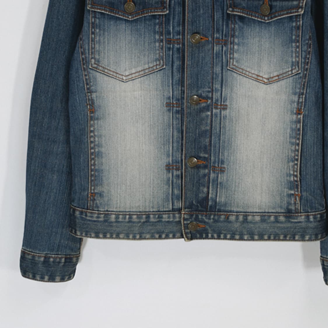 MONSIEUR NICOLE 빈티지워싱데님자켓 상품이미지4