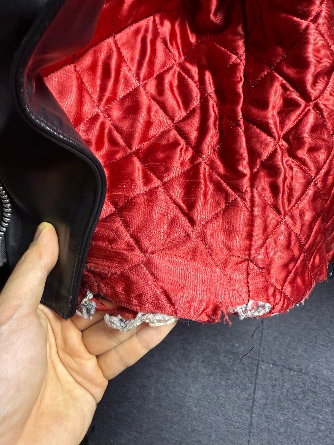 666 소가죽 더블 라이더 자켓 상품이미지7