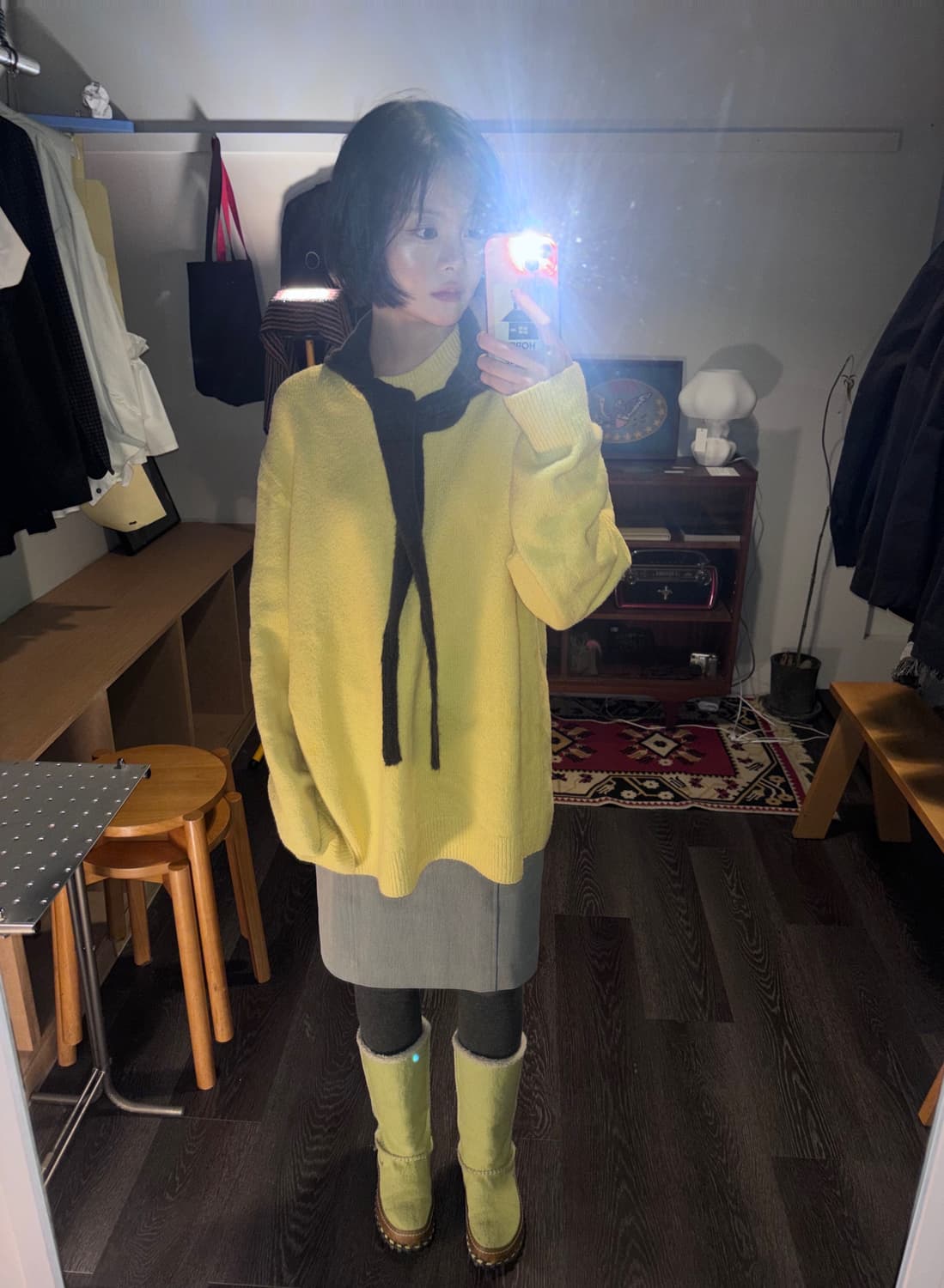 아르켓 울 블렌드 니트 상품이미지1