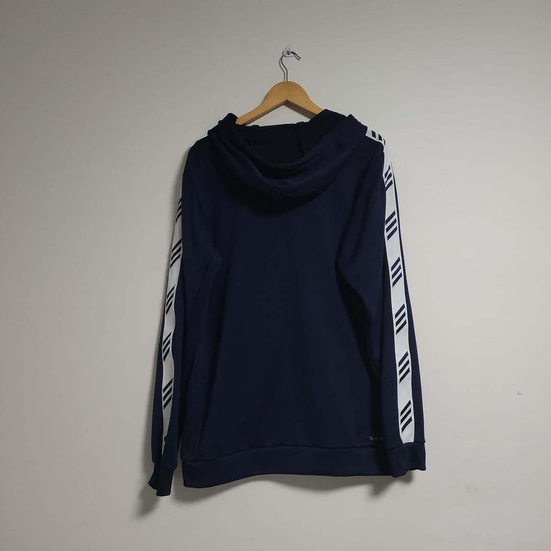 (XL) ADIDAS 아디다스 바스켓볼 클럽 삼선 후드집업 네이비 상품이미지7