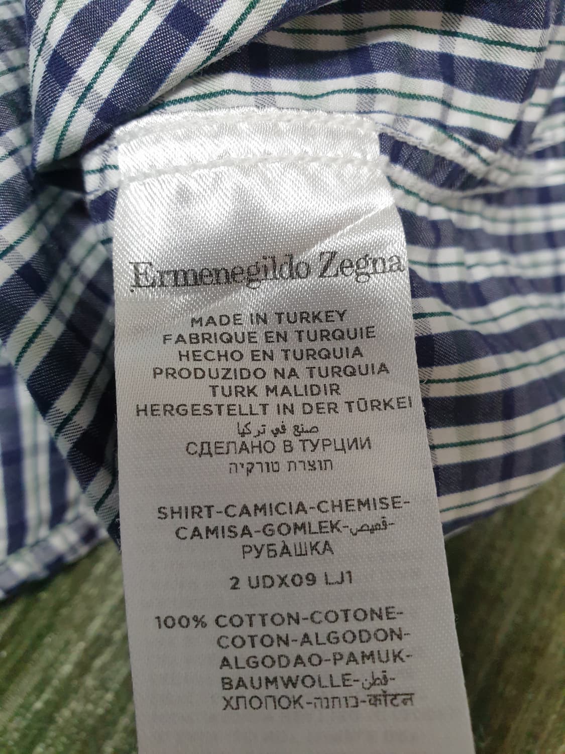 Ermenegildo Zegna 제냐 반팔셔츠 상품이미지4