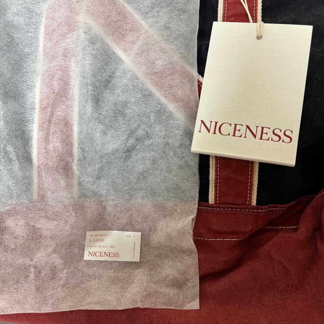 [F] 나이스네스 Niceness 26SS L.Lesh 숄더 토트백 상품이미지4