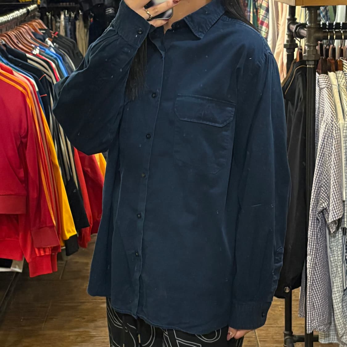 [HI] Carhartt 셔츠 네이비 상품이미지3