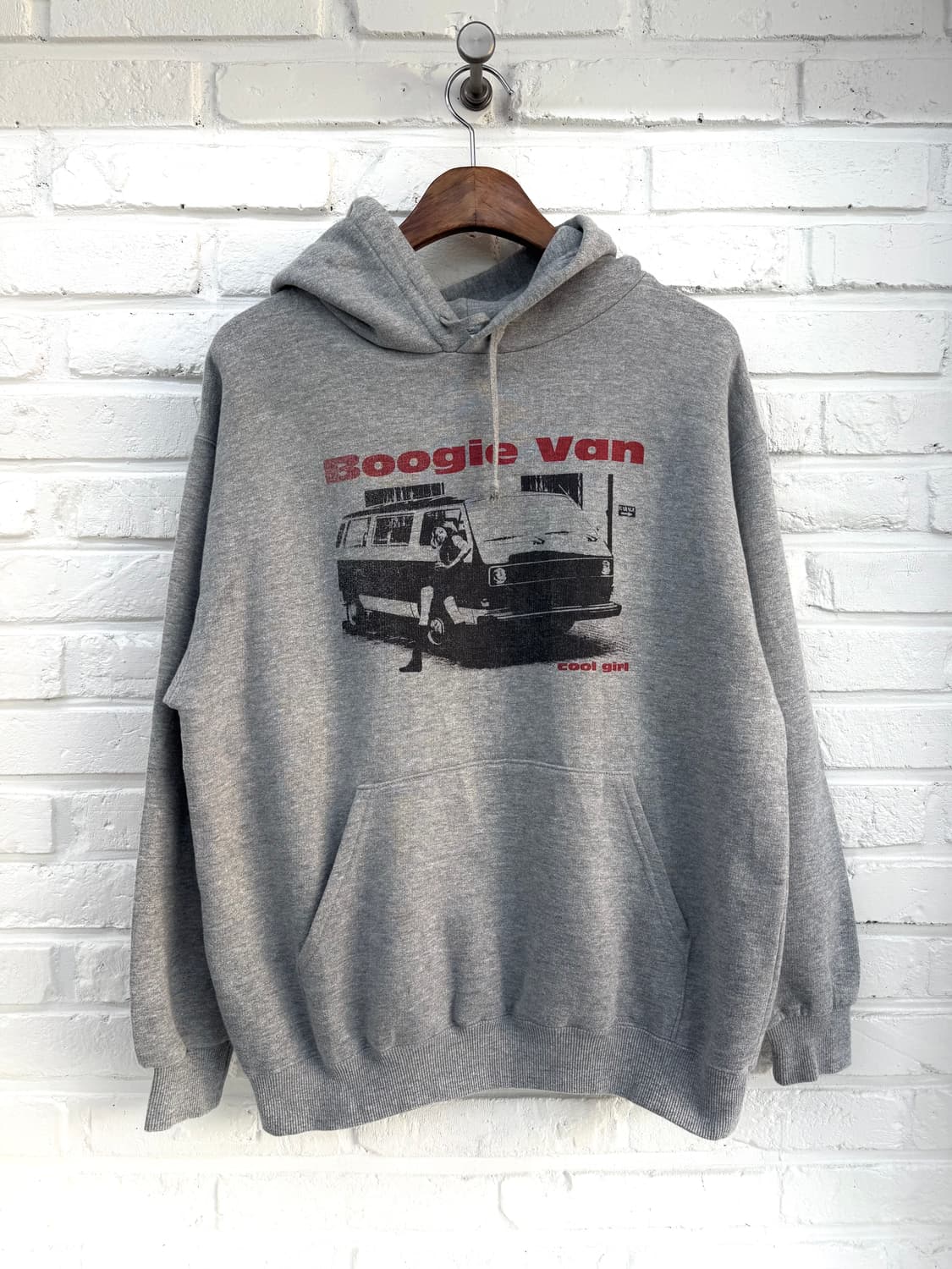 printstar 그레이 기모 후드티 상품이미지3