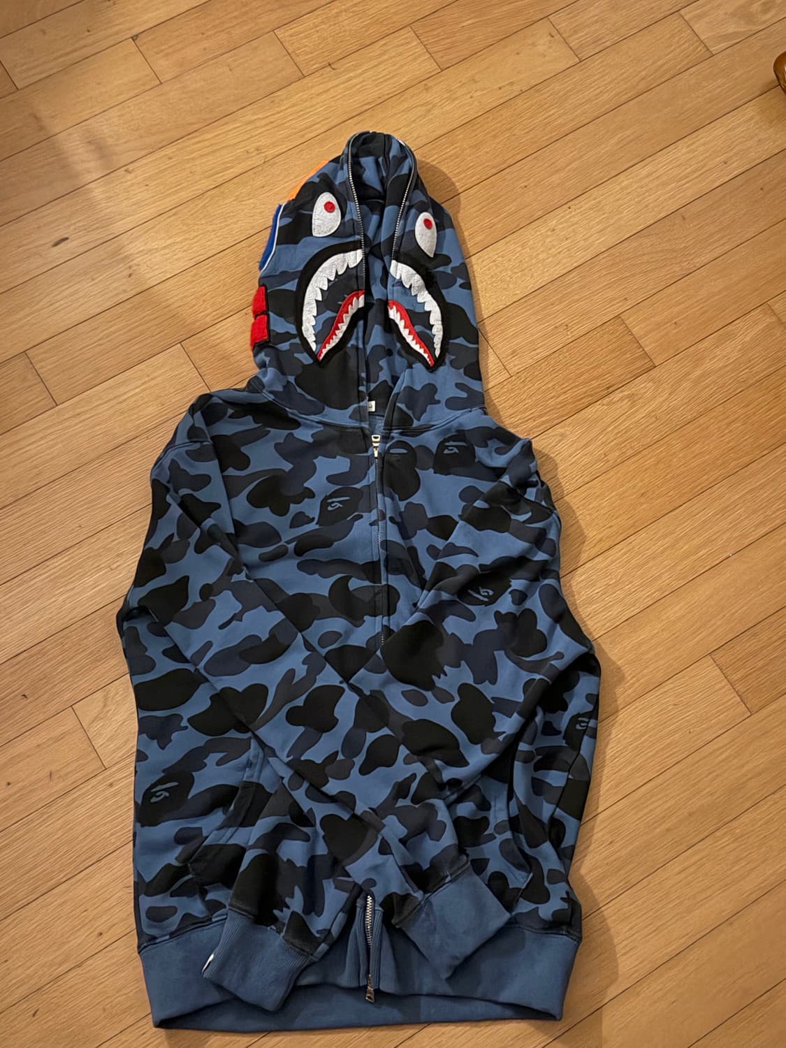 베이프 카모 후드집업 상품이미지1