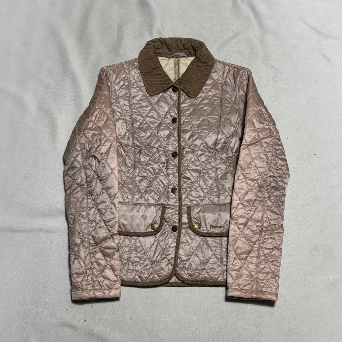 34 바버 여성용 핑크 퀄팅 자켓 상품이미지2