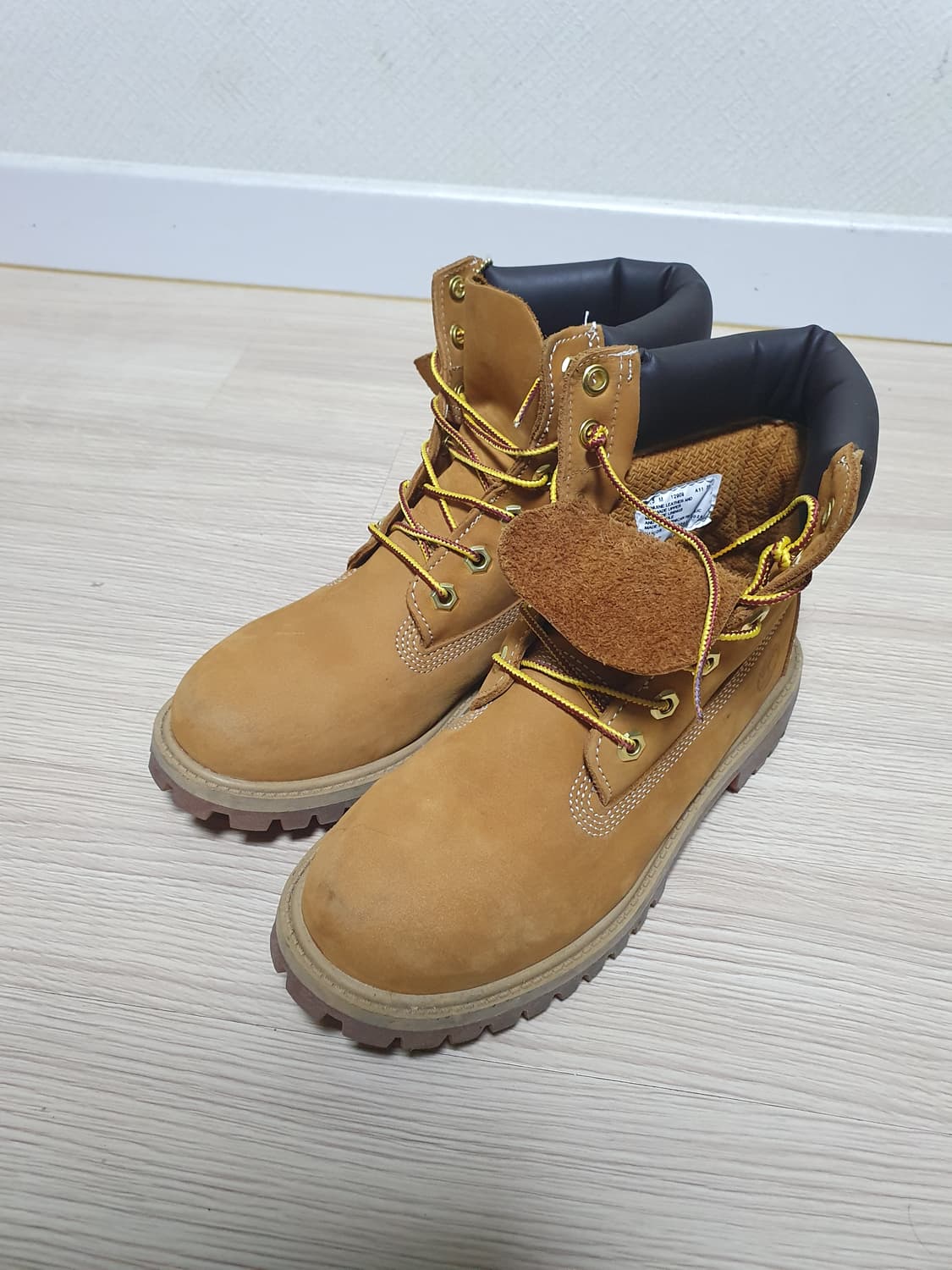 팀버랜드 6인치 워커 부츠 옐로우 230~35 상품이미지4