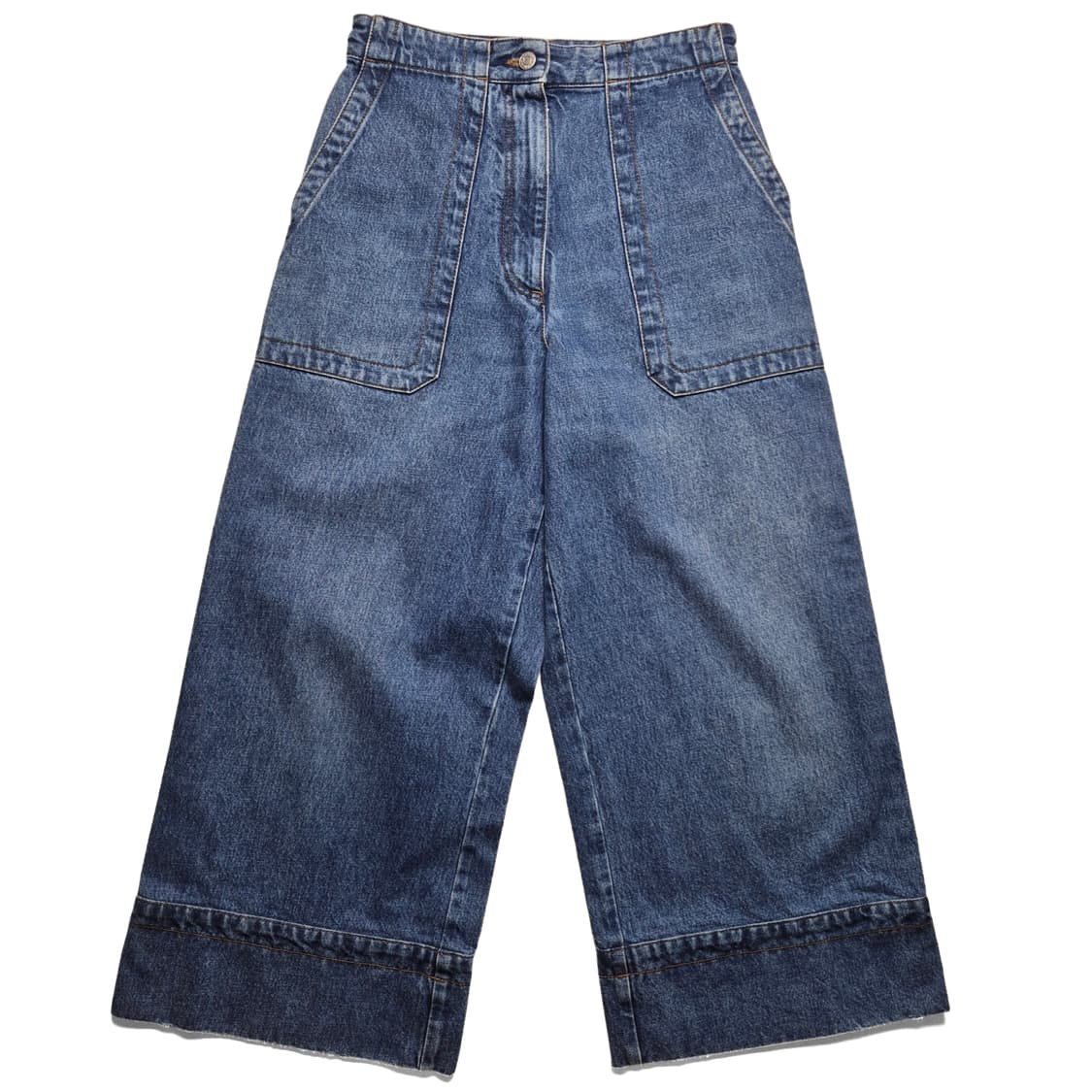 [27] 드리스반노튼 데님크롭팬츠 상품이미지1