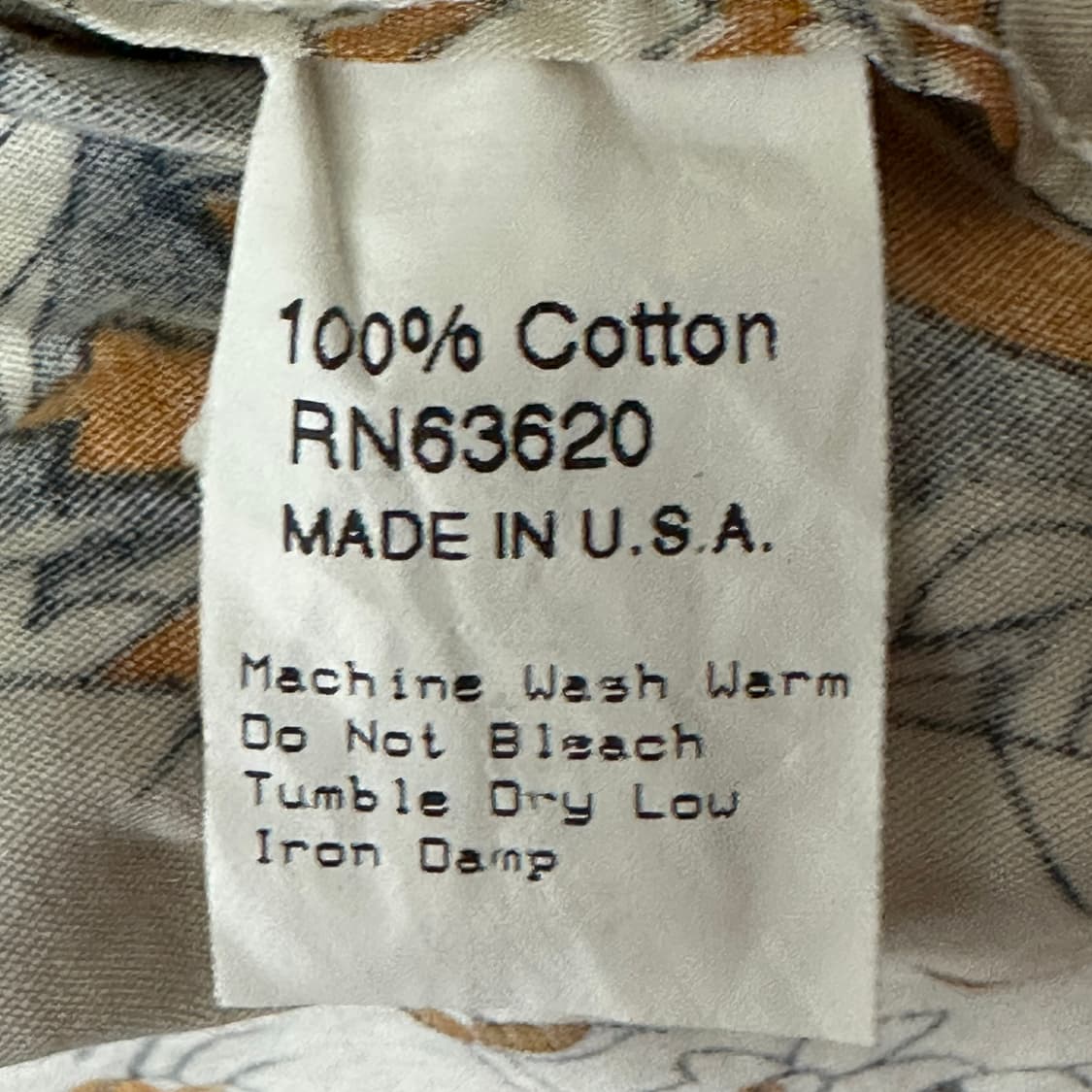 짓먼 브로스 40주년 해초 문양 오픈 칼라 셔츠 M 사이즈 상품이미지10