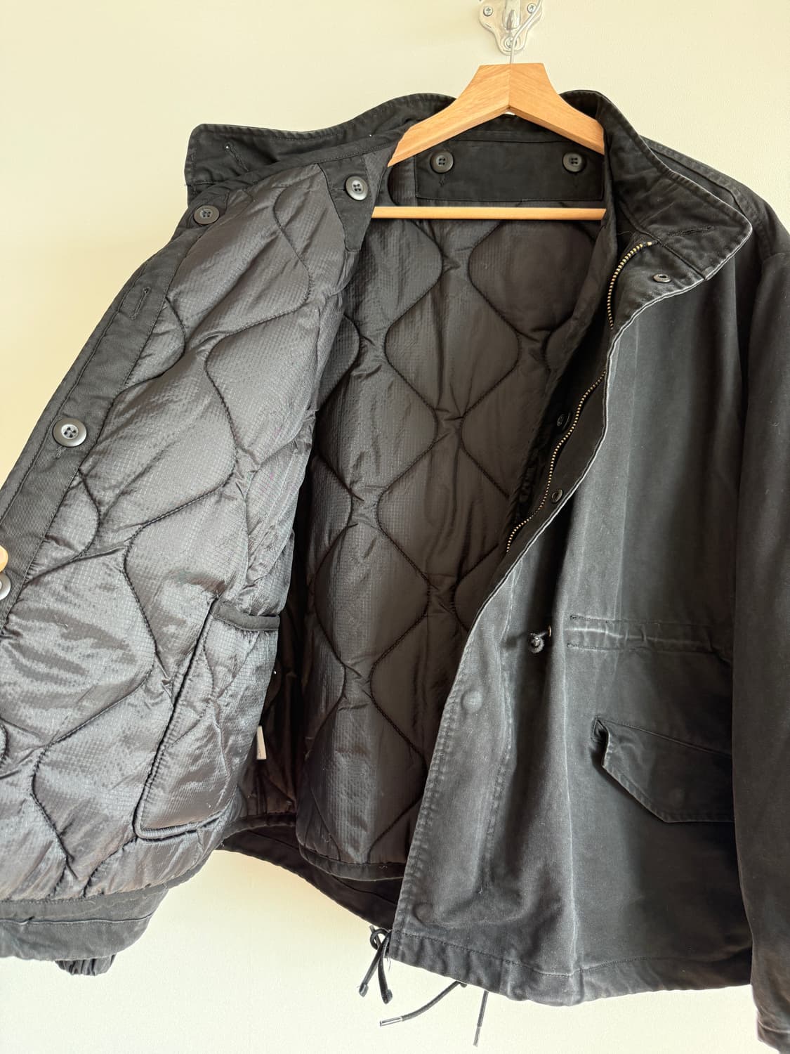 라퍼지스토어(LAFUDGE STORE) 숏 피쉬테일 야상(내피 포함) 상품이미지7