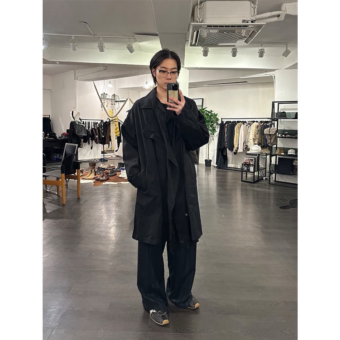 요지야마모토 오버사이즈 코트 상품이미지4