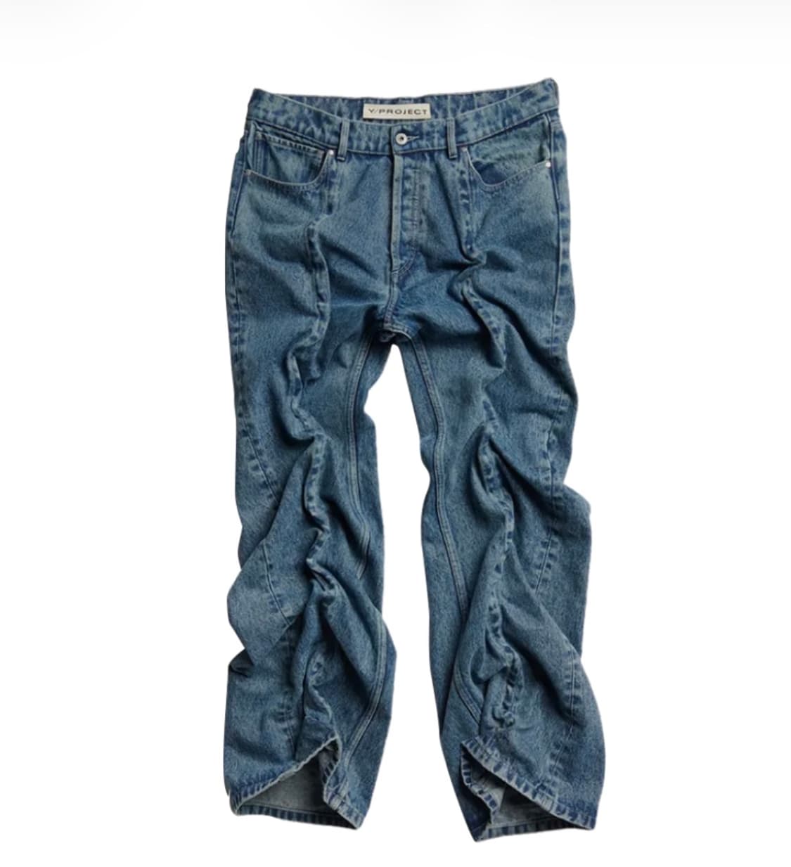 와이프로젝트 와이어 진 네이비 22FW 32사이즈 상품이미지2